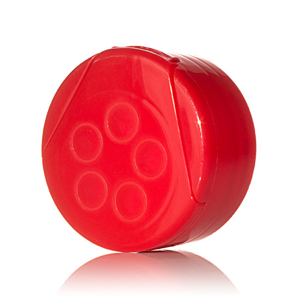 43-485 RED SMOOTH SIDE PP FLAPMATE SPICE CLOSURE - 0.200 ORIFICE