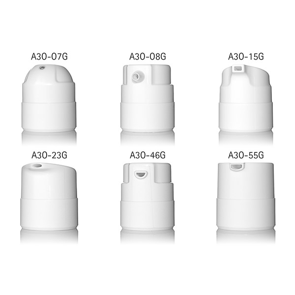 30ML NATURAL MINI AIRLESS DISPENSER ROUND - 35MM DIAMETER-detail image