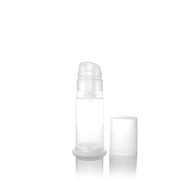 50ML NATURAL MIDI AIRLESS DISPENSER ROUND - 40MM DIAMETER