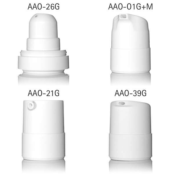 15ML  WHITE MICRO AIRLESS DISPENSER ROUND - 30MM DIAMETER-detail image