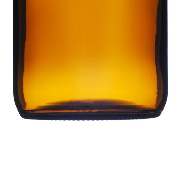 500CC AMBER WIDE MOUTH ROUND EURO - 53-400 NECK-detail image