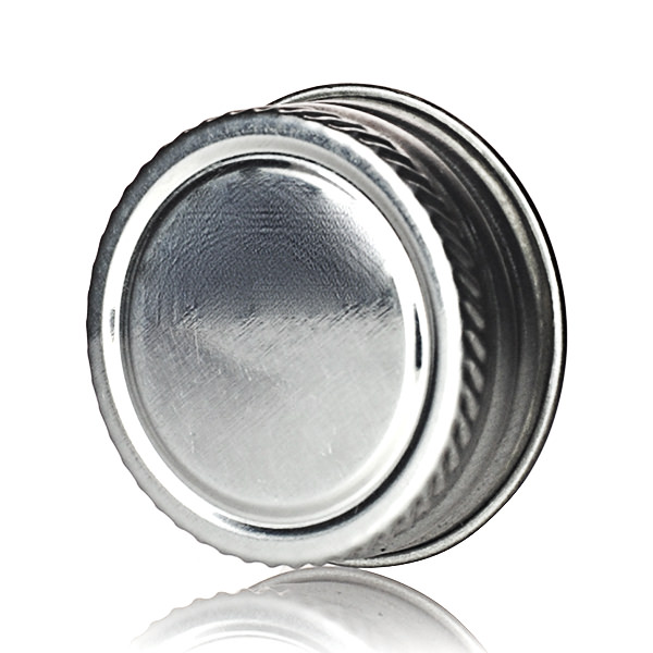 CLOSURE FOR 1 1/4" QUART SILVER STEEL F-STYLE 1 1/4" - SOLVSEAL LINER