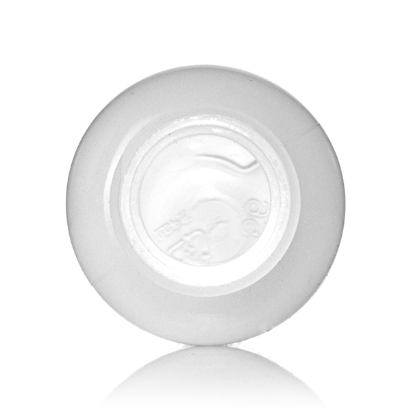 1OZ NATURAL LDPE BOSTON ROUND PLASTIC BOTTLE - 20-410 NECK-detail image