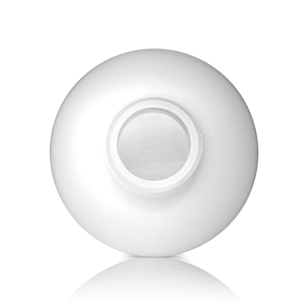 8OZ NATURAL HDPE BOSTON BOSTON ROUND  - 24-410 NECK FINISH-detail image