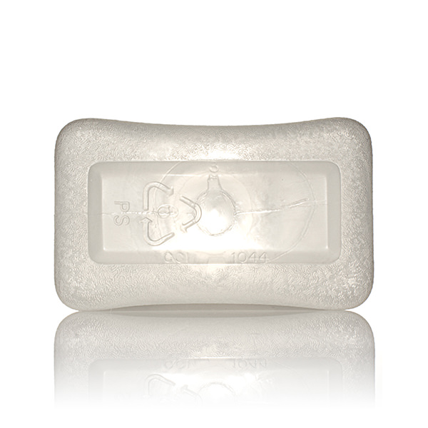 8OZ NATURAL PP TABLET BOTTLE OBLONG - 38-400 NECK-detail image
