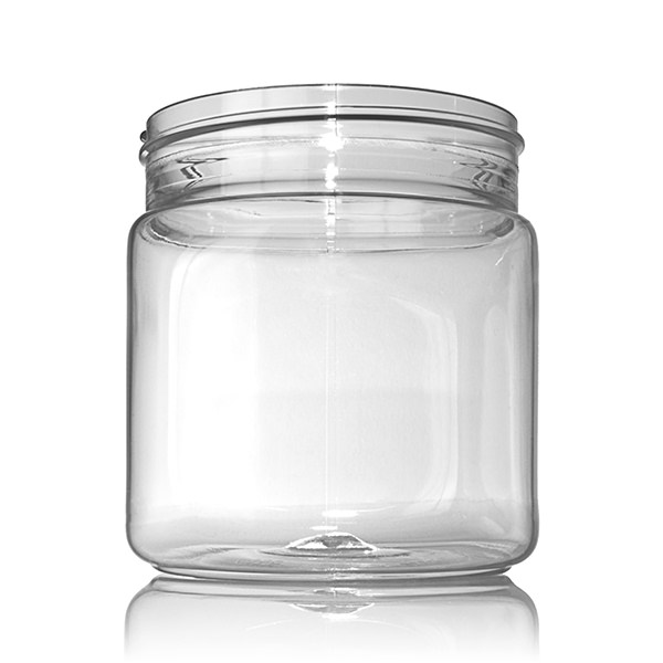 10OZ CLEAR PET GENEVA JAR ROUND - 70-400 NECK-detail image
