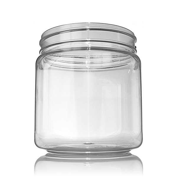 18OZ CLEAR PET GENEVA JAR ROUND - 83-400 NECK-detail image