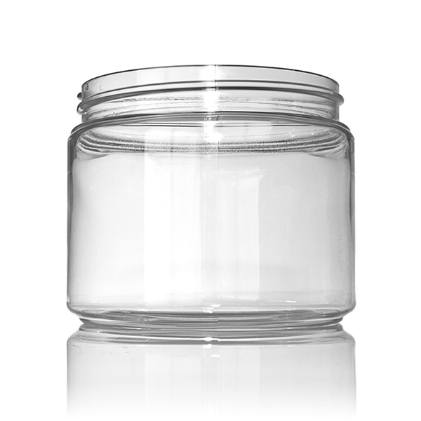 8OZ CLEAR PET POWELL JAR ROUND - 70-400 NECK-detail image