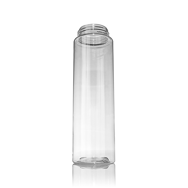8OZ CLEAR PET REGULAR CYLINDER - 40MM NECK