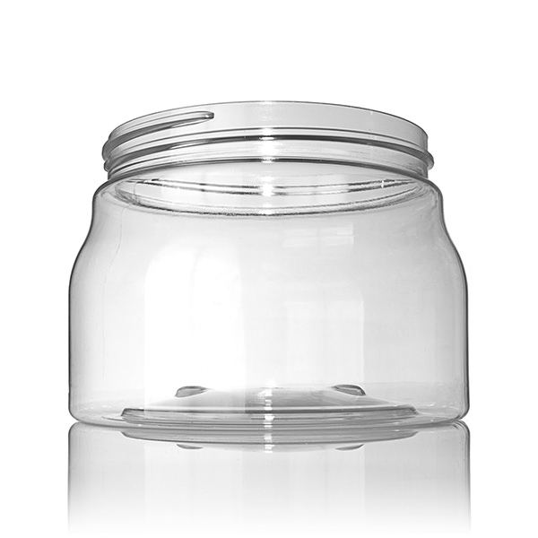 16OZ CLEAR PET MODIFIED WIDE MOUTH JAR - 89-400 NECK
