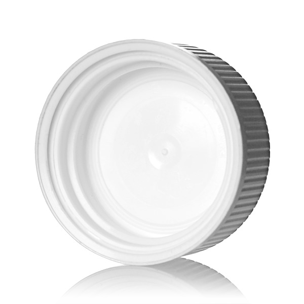 33-400 WHITE RIB SIDE / MATTE TOP PP PUSH DOWN AND TURN CRC CAP-detail image