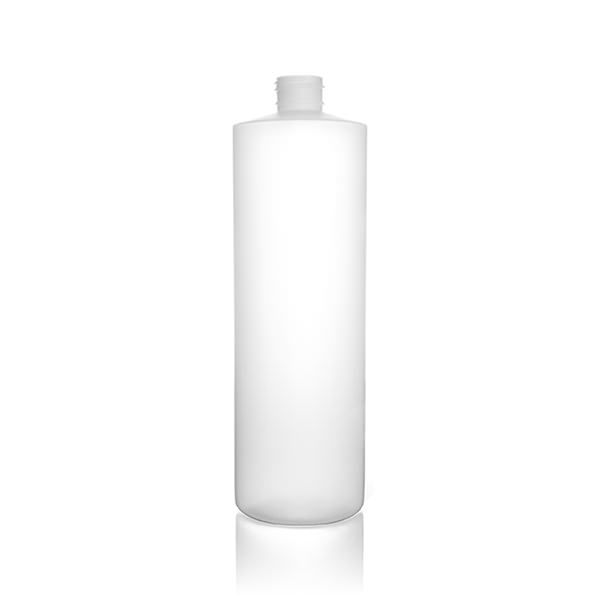 16OZ NATURAL STYLELINE CYLINDER HDPE WITH 24-410 NECK FINISH
