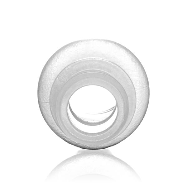 0.5OZ NATURAL BOSTON ROUND LDPE WITH 15-415 NECK FINISH-detail image