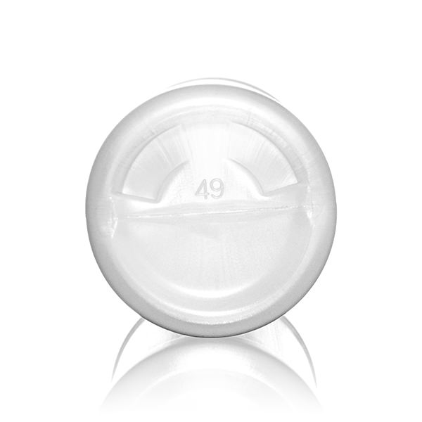 4OZ NATURAL MODERN ROUND HDPE WITH 24-410 NECK FINISH-detail image