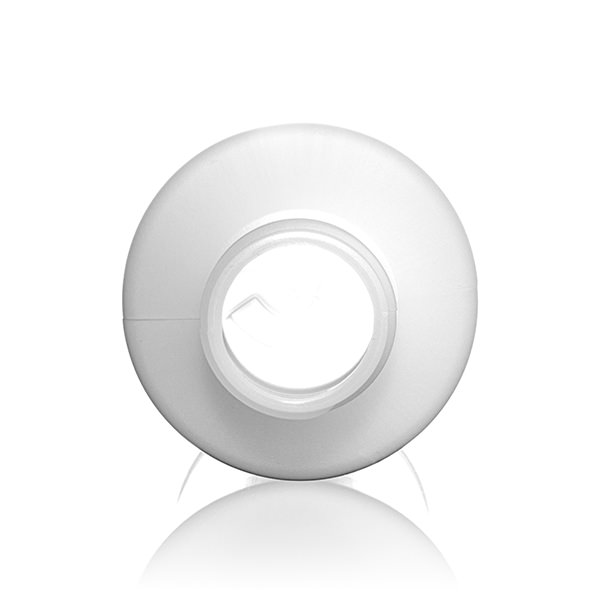 8OZ NATURAL MODERN ROUND HDPE WITH 28-410 NECK FINISH-detail image