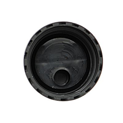 24-410 BLACK SMOOTH SIDE PP DISK TOP CAP - 0.308" ORIFICE-detail image