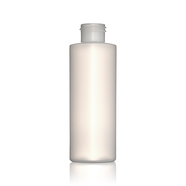 4OZ NATURAL STYLELINE CYLINDER HDPE - 24-410 NECK