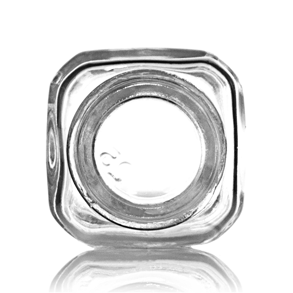 0.5OZ FLINT GLASS FRENCH SQUARE - 20-400 NECK-detail image