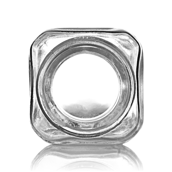 1OZ FLINT GLASS FRENCH SQUARE - 24-405 NECK-detail image