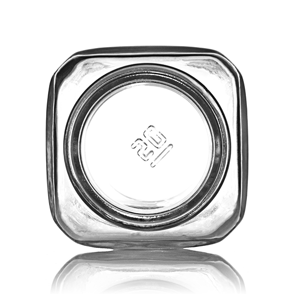 8OZ FLINT GLASS FRENCH SQUARE - 43-405 NECK-detail image