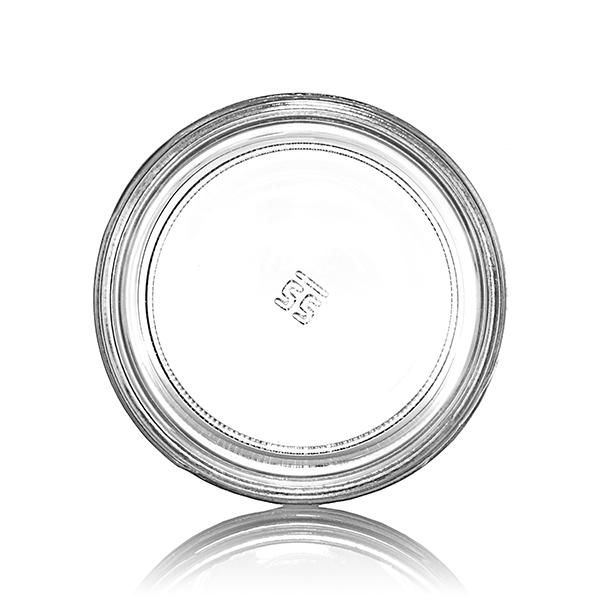 16OZ FLINT GLASS STRAIGHT SIDED CREAM JAR - 89-405 NECK-detail image