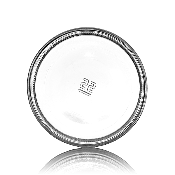 16OZ FLINT GLASS STRAIGHT SIDED CREAM JAR - 89-405 NECK-detail image