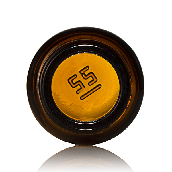 30CC AMBER GLASS WIDE MOUTH ROUND - 28-400 NECK-detail image