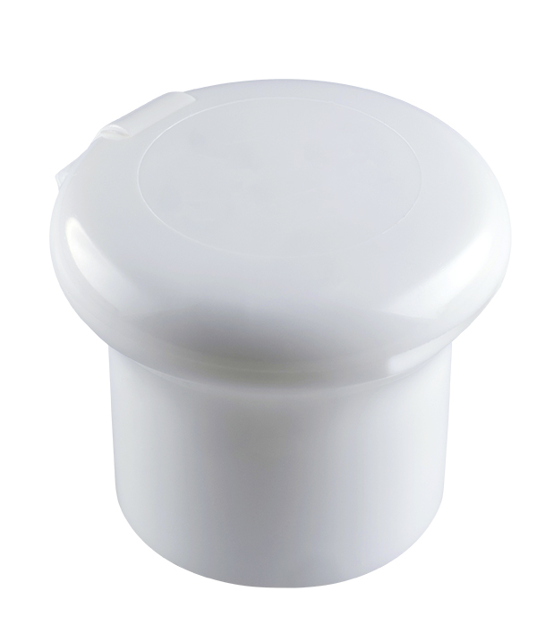 24-415 WHITE PP DISPENSING MUSHROOM DISPENSING FLIP TOP CLOSURE