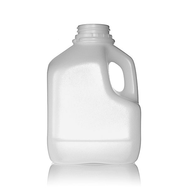 32OZ NATURAL HDPE SQUAT DAIRY SQUARE - 38-400 TE