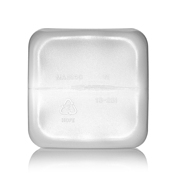 32OZ NATURAL HDPE SQUAT DAIRY SQUARE - 38-400 TE-detail image