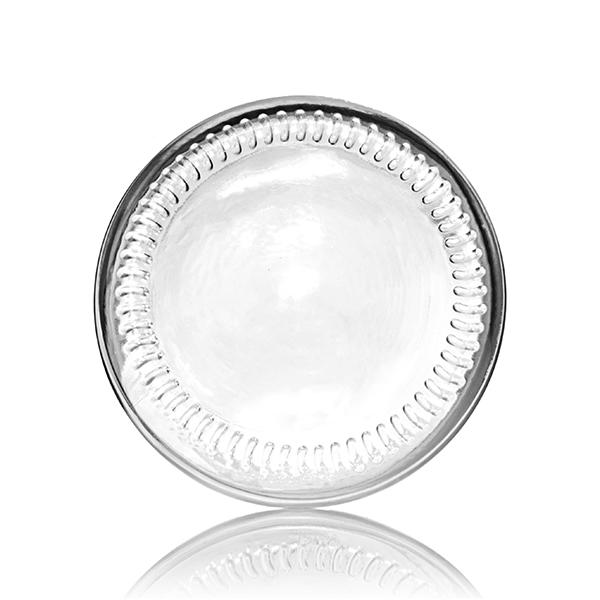 32OZ FLINT BOSTON ROUND GLASS BOTTLE - 33-405 NECK-detail image