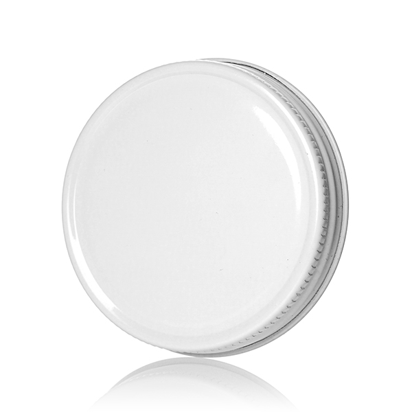 58-400 WHITE RIB SIDE METAL CT CLOSURE - PLASTISOL LINER