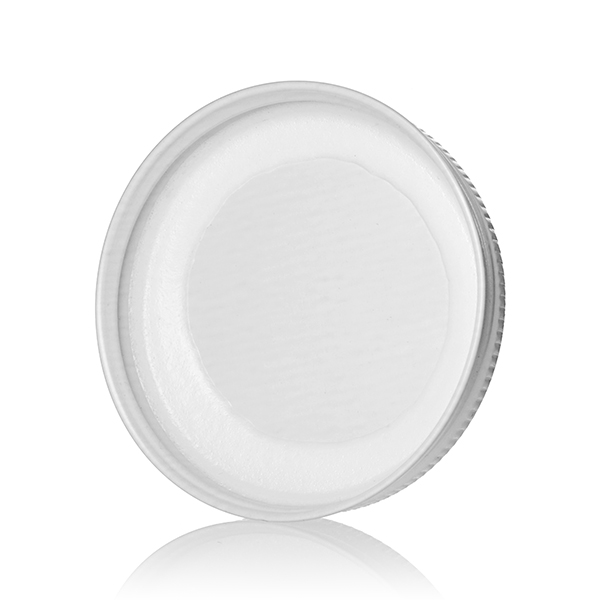 58-400 WHITE RIB SIDE METAL CT CLOSURE - PLASTISOL LINER-detail image