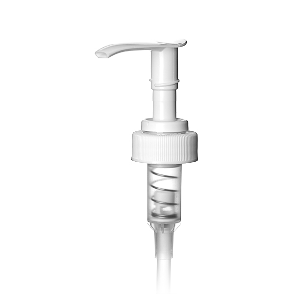 24-400 WHITE RIB SIDE PP SD200 DOWN LOCK STYLIZED HEAD  PUMP - 2.0 OUTPUT
