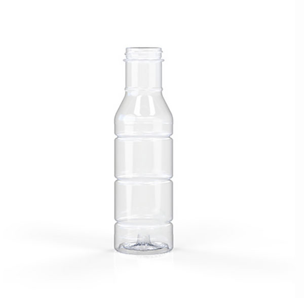 12OZ CLEAR PET RING NECK POWERFLEX HOT FILL ROUND - 38-400 NECK
