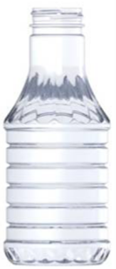 16OZ CLEAR PET DECANTER HOT FILL ROUND - 38-400 NECK