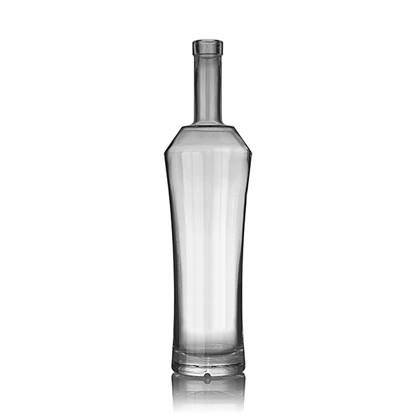 750ML FLINT GLASS SILHOUETTE BAR TOP - 18MM NECK