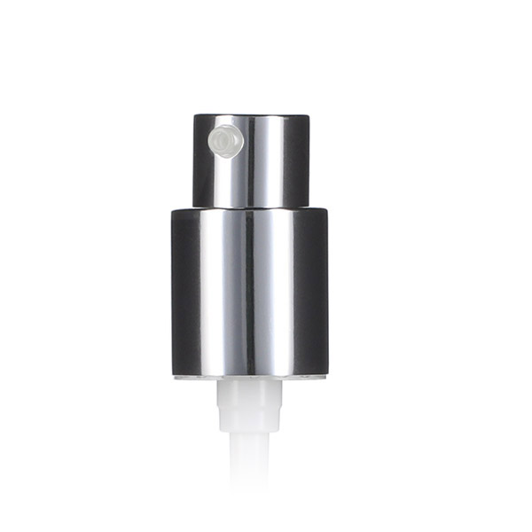 18-400 NATURAL PP SMOOTH SIDE SILVER METAL OVERSHELL TREATMENT PUMP WITH 0.15 - 0.17ML OUTPUT 2.10MM ORIFICE