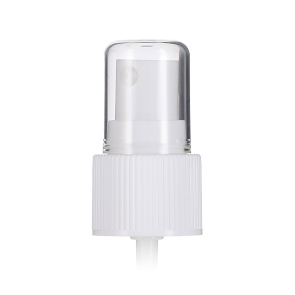24-410 WHITE PP RIB SIDE TREATMENT PUMP WITH OVERCAP 0.23ML OUTPUT 1.65MM ORIFICE