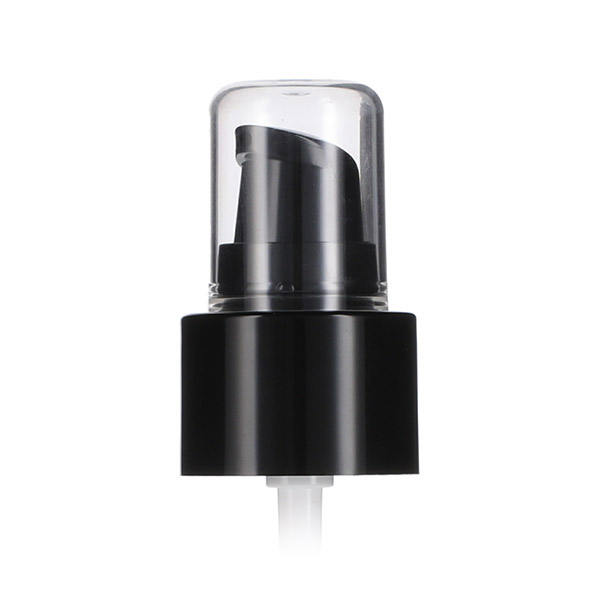 24-410 BLACK PP SMOOTH SIDE TREATMENT PUMP WITH OVERCAP 0.23ML OUTPUT 1.8MM ORIFICE