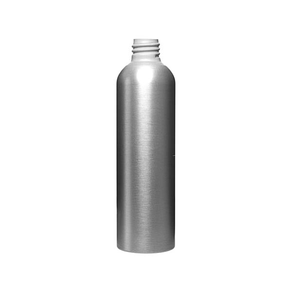 125ML BRUSHED ALUMINUM OVAL SHOULDER ROUND WITH 20-410 NECK