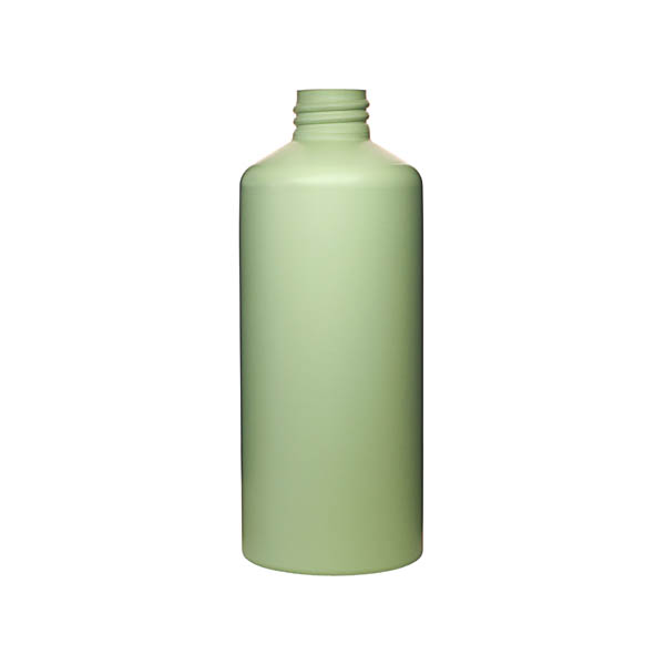 400ML SAGE GREEN ALUMINUM FLAT ROUNDED SHOULDER ROUND WITH 28-410 NECK