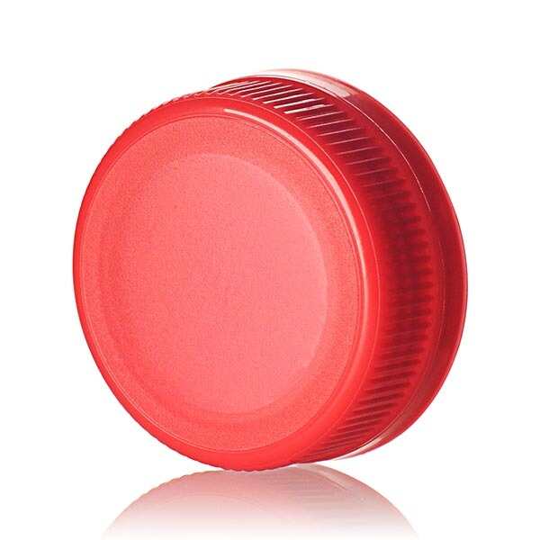 38-385 RED DBJ RIB SIDE MATTE TOP DROP BAND PLUG SEAL TEMPER EVIDENT CAP