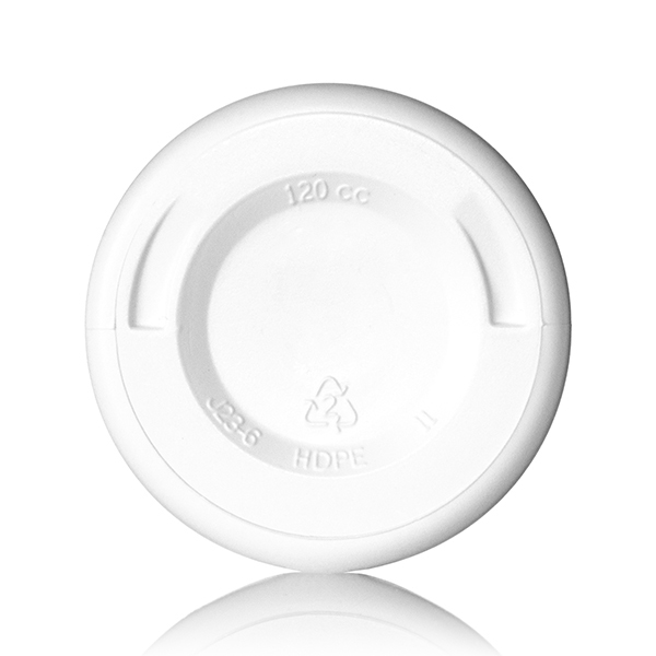 120 CC WHITE HDPE WIDE MOUTH S SERIES PACKER BOTTLE ROUND - 38-400 NECK-detail image