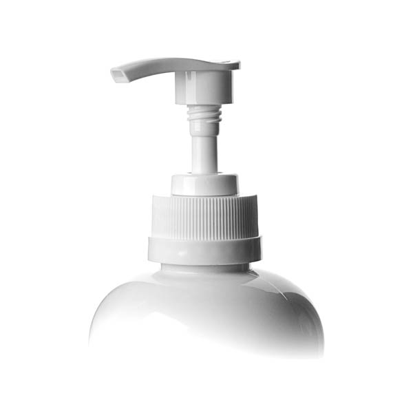 28-410 WHITE PP RIB SIDE TAMPER EVIDENT  PUMP WITH 3.5IN DIP TUBE LENGTH 2.4 X 4.5MM ORIFICE 1.8CC - 2CC OUTPUT-detail image