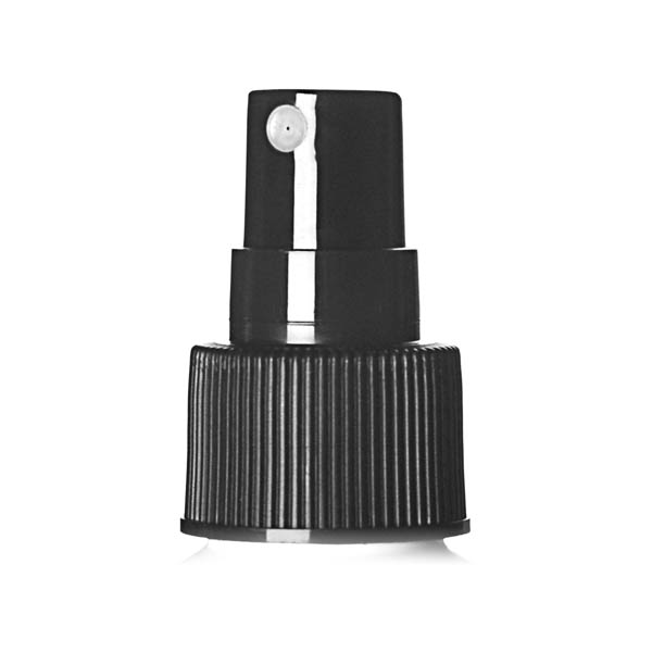 24-410 BLACK PP RIB SIDE EUROMIST PCR-BASED SPRAYER WITH OVERCAP