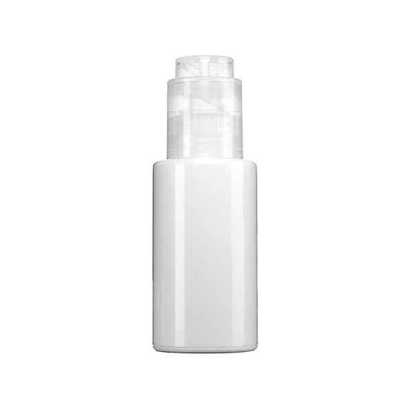 30ML WHITE PP CYLINDER SERUM BOTTLE WITH 20-410 NECK FINISH NATURAL PP DROPPER ASSEMBLY 6.5MM X 73MM PIPPETTE 1.5MM ORIFICE 0.2CC OUTPUT