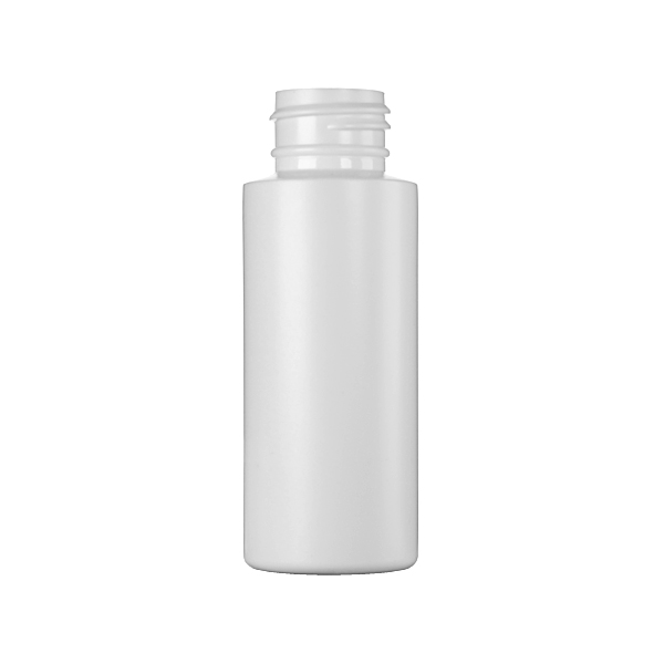 2OZ WHITE HDPE 25 PERCENT PCR CYLINDER - 24-410 NECK