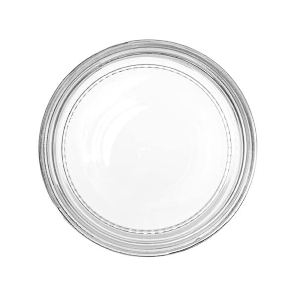 16OZ FLINT GLASS CREAM ROUND  WITH 89-400 NECK FINISH-detail image