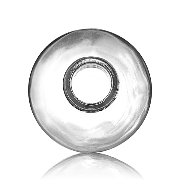 8OZ FLINT GLASS BOSTON ROUND - 24-405 NECK-detail image